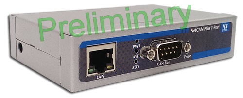 Vscom NetCAN+ (Plus) 110, a CAN Bus Gateway for Ethernet/WLAN/Internet