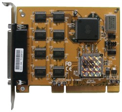VScom 800H UPCI, a 8 Port RS232 PCI card, 16C950 UART