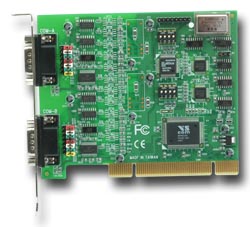 VScom 200I UPCI, a 2 Port RS232, RS422/485 PCI card